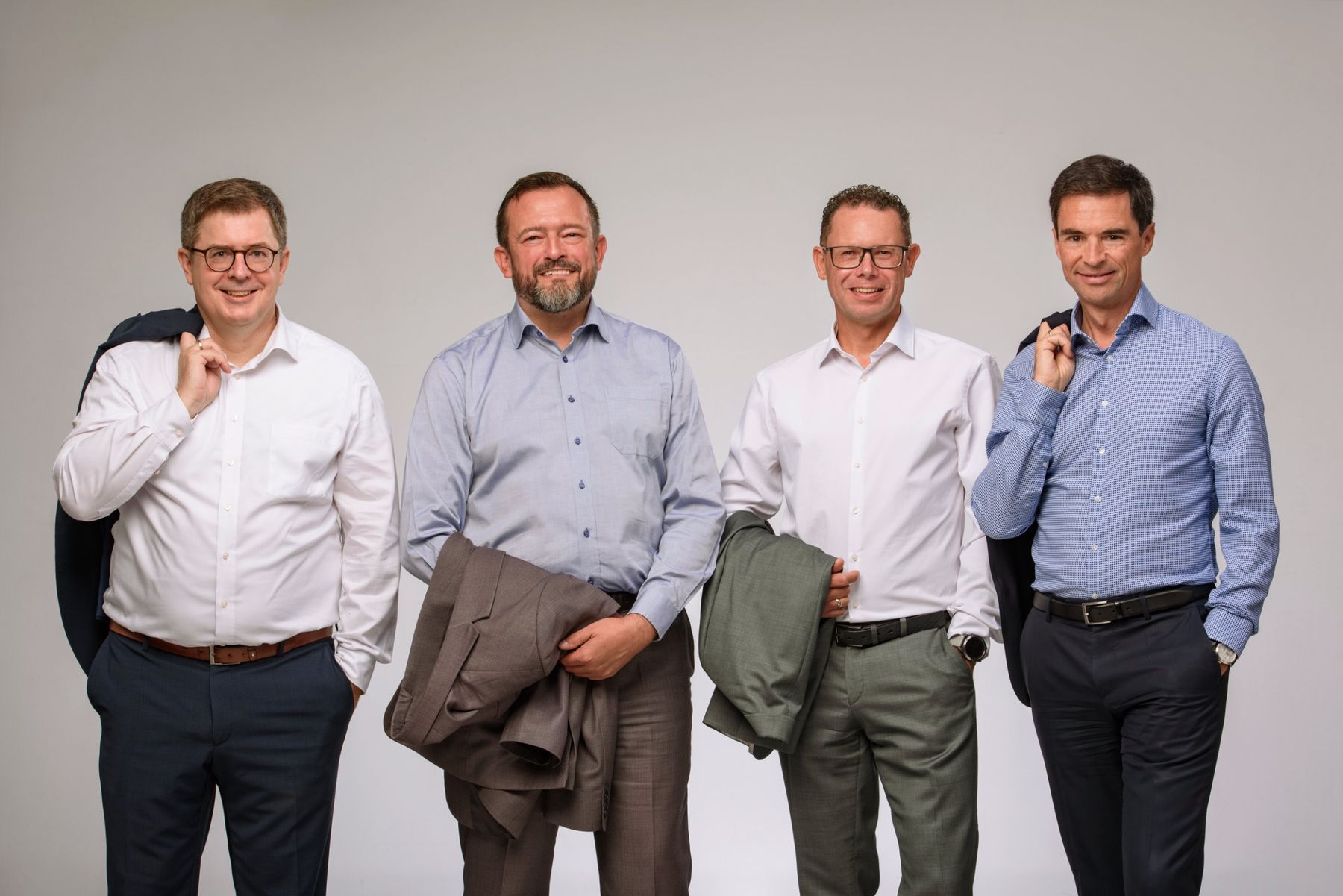 The four founding partners of Compliance Networks, from left: Christoph Kodada, Stephan Klinger, Bernd Fletzberger and Bernd Träxler